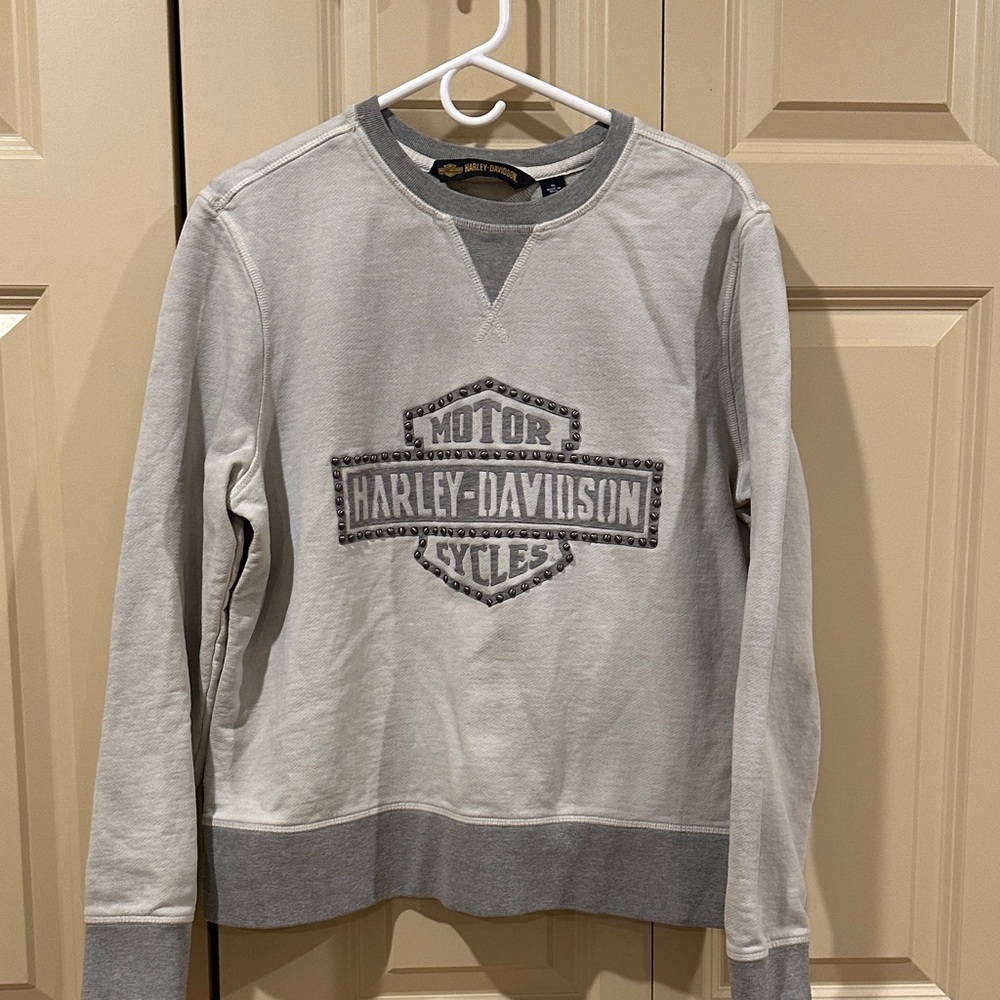 Harley-Davidson Gray Crewneck Sweater